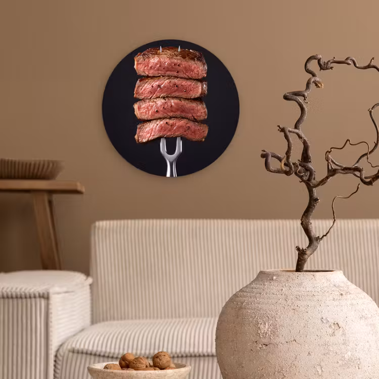 Wandcirkel - Glas - Eten - Rosé - Vork — 2