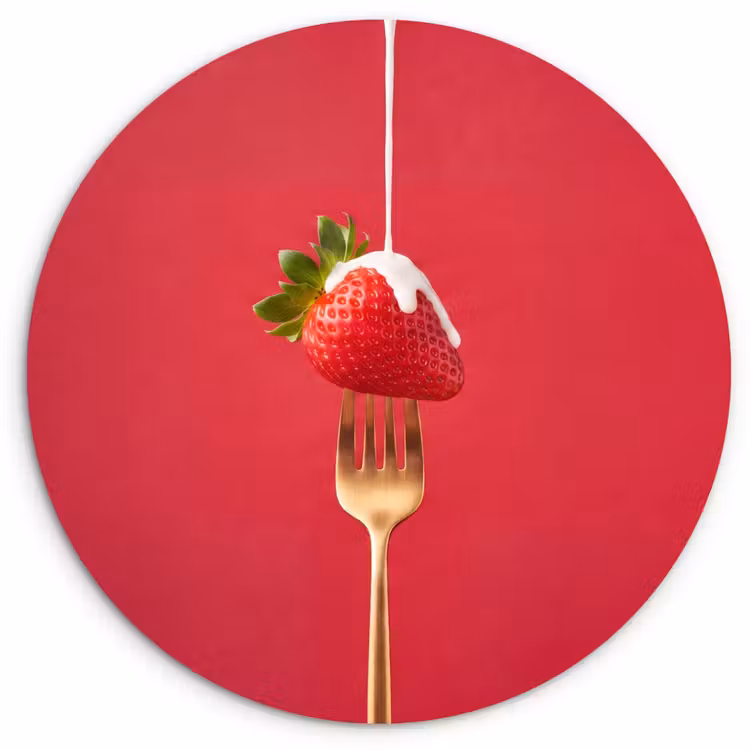 Wandcirkel - Glas - Fruit - Room - Modern — 1