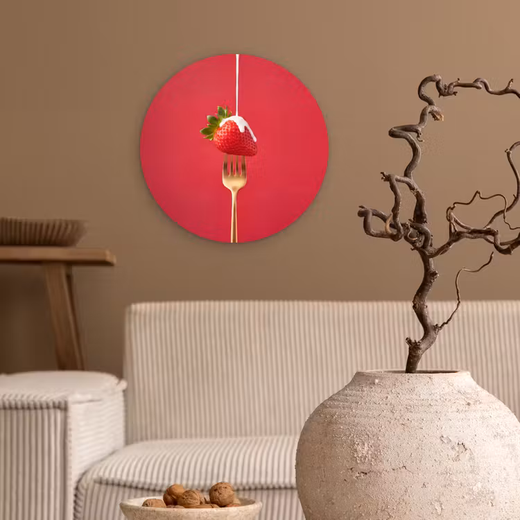Wandcirkel - Glas - Fruit - Room - Modern — 2