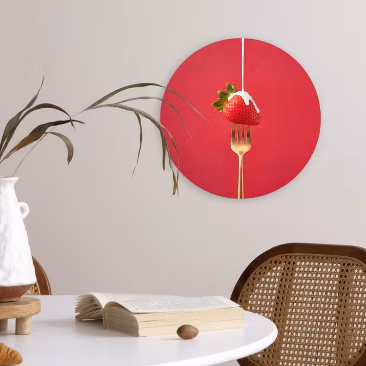 Wandcirkel - Glas - Fruit - Room - Modern — 4