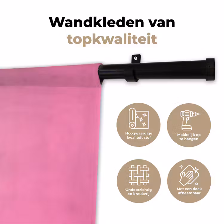 Wandkleed - Brownie - Karamel - Eten — 3