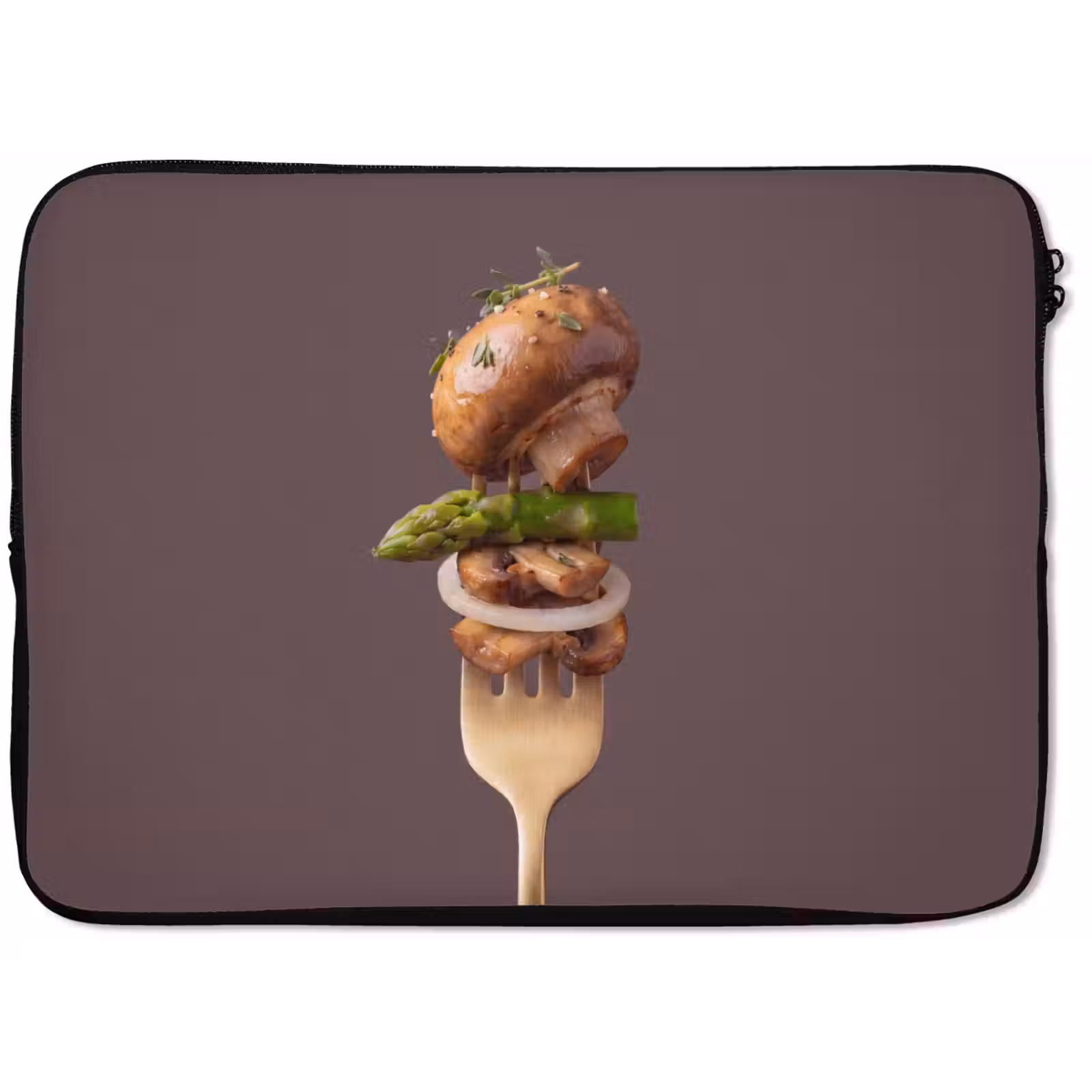Laptophoes - Eten - Gestapeld - Vork — 1