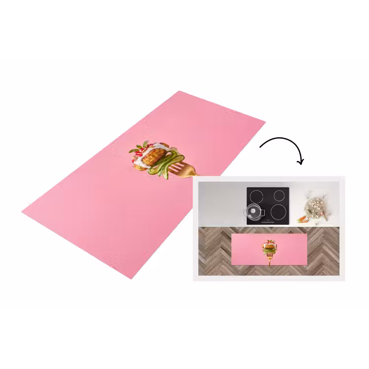 Keukenloper - Eten - Vork - Roze — 1