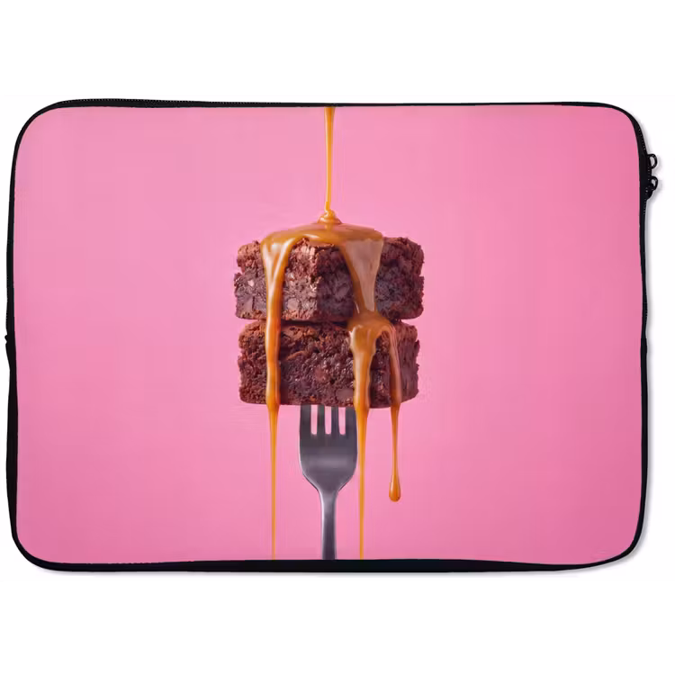 Laptophoes - Brownie - Karamel - Eten — 1