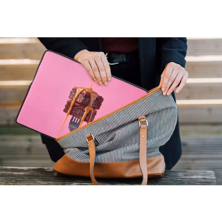 Laptophoes - Brownie - Karamel - Eten — 4