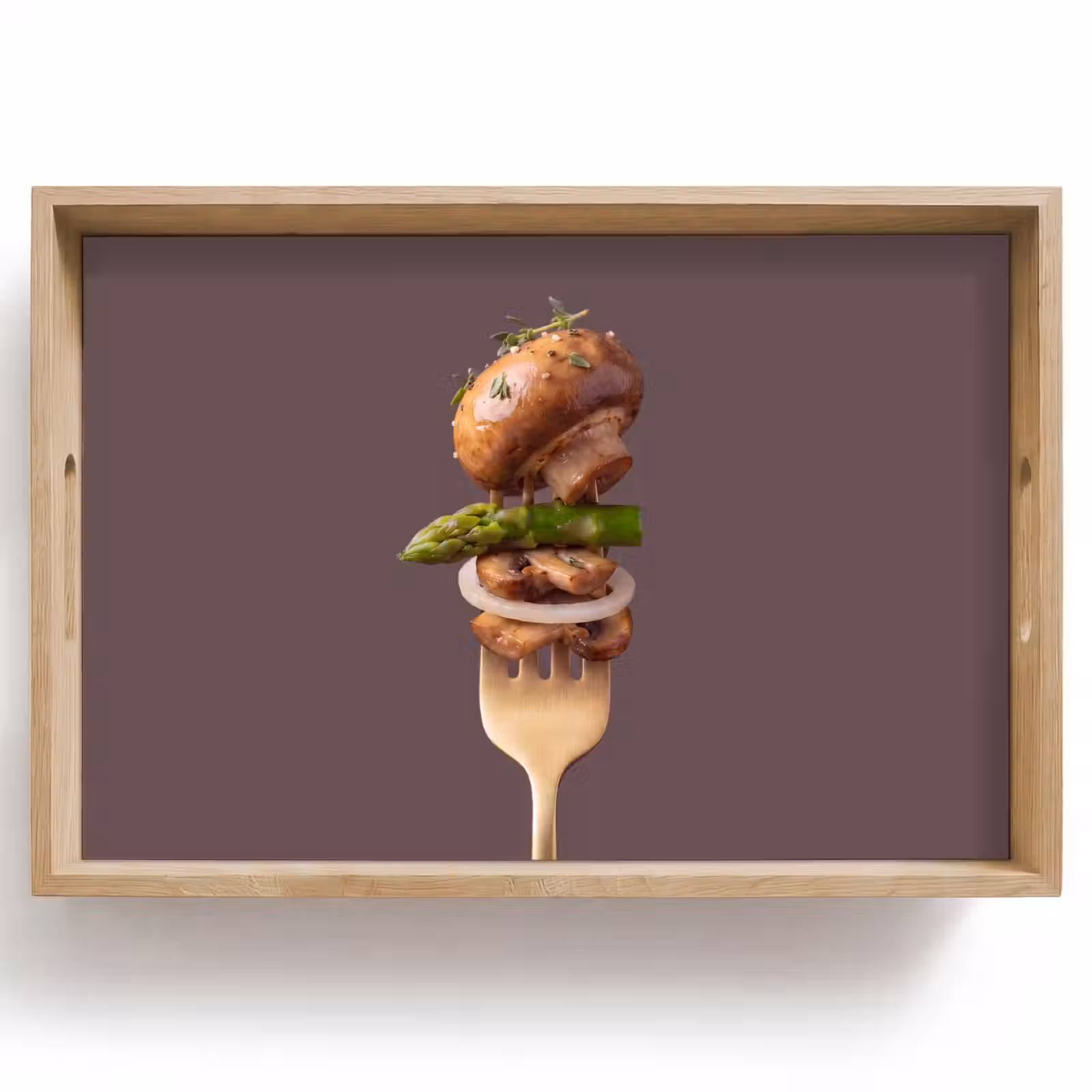 Dienblad - Eten - Gestapeld - Vork — 1