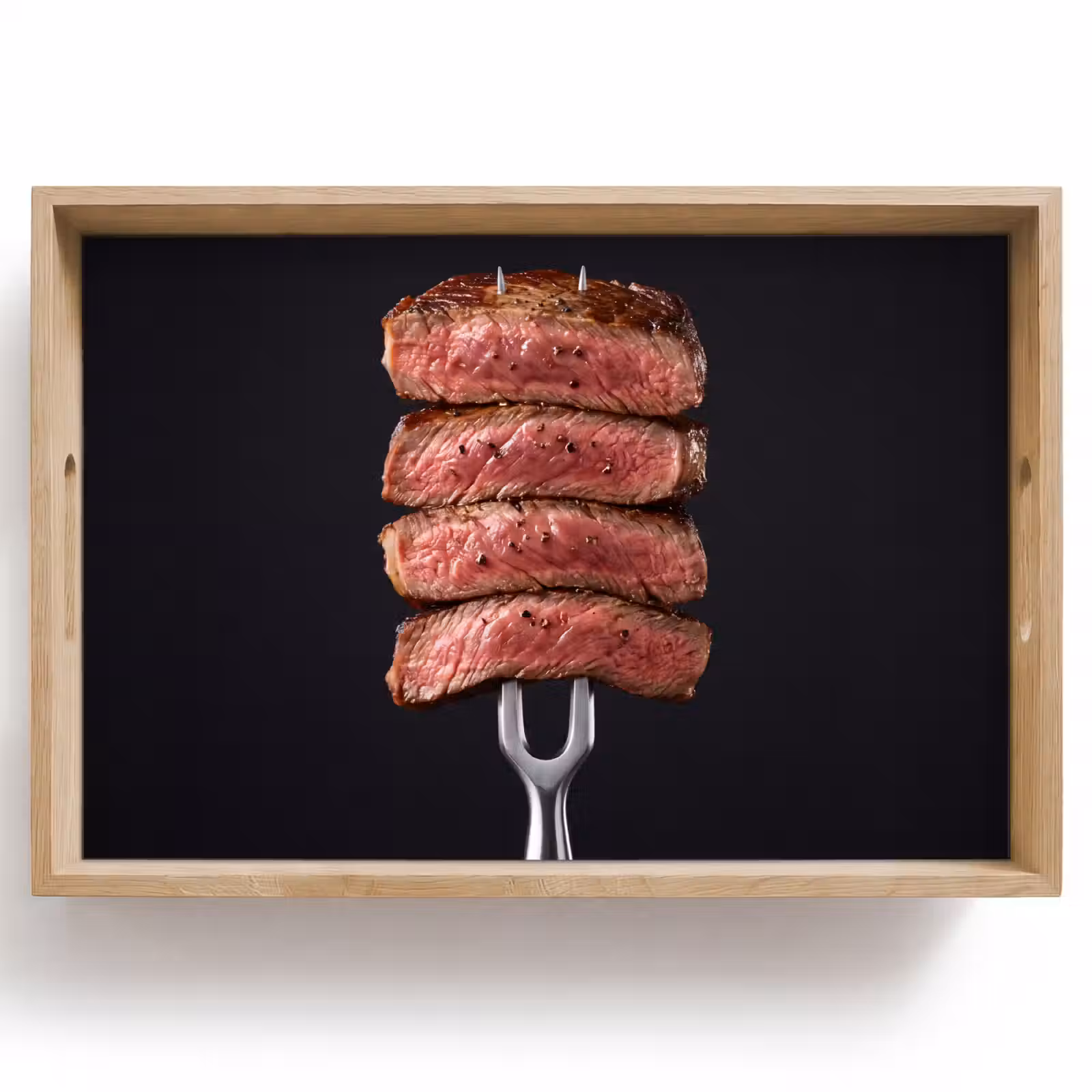 Dienblad - Eten - Rosé - Vork — 1