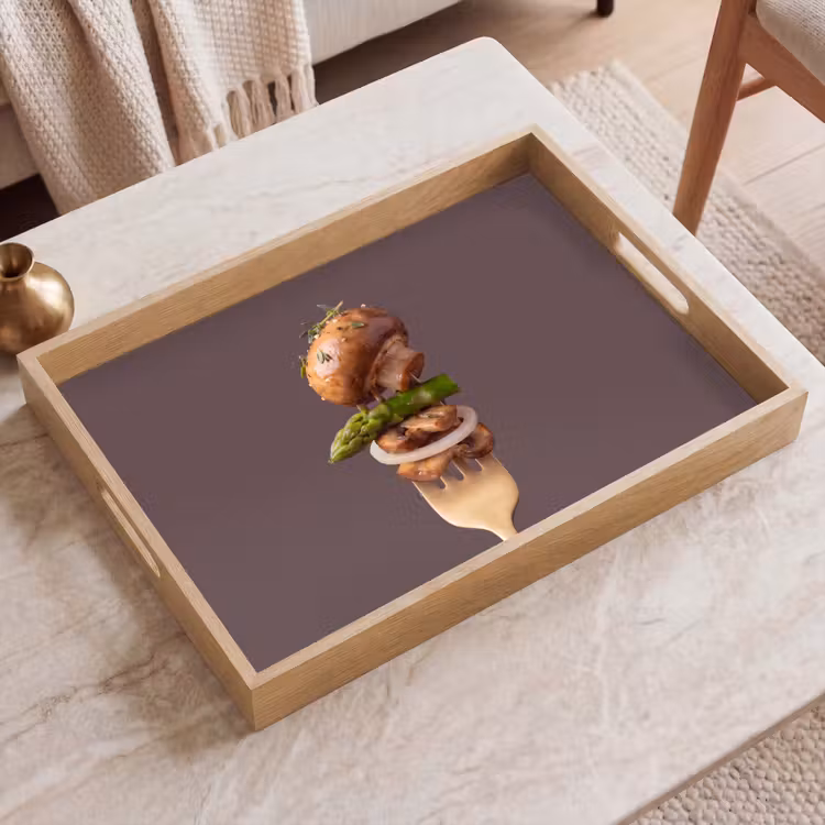 Dienblad - Eten - Gestapeld - Vork — 2