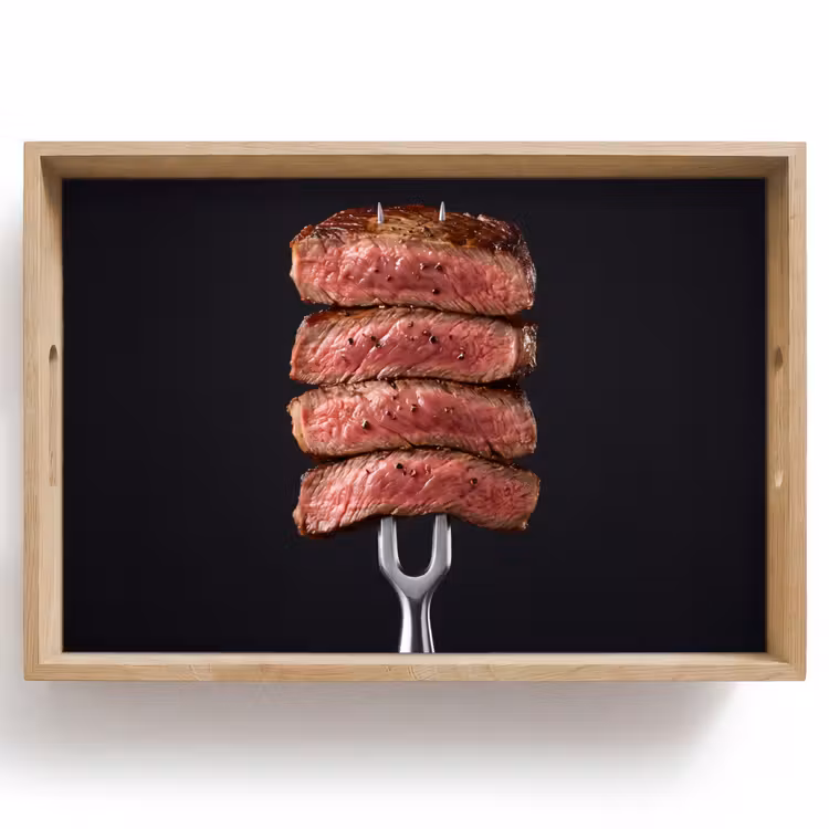 Dienblad - Eten - Rosé - Vork — 1