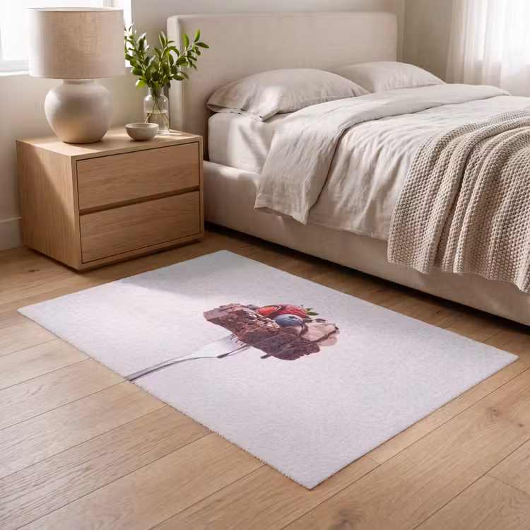 Vloerkleed - Vork - brownie - aardbei — 5