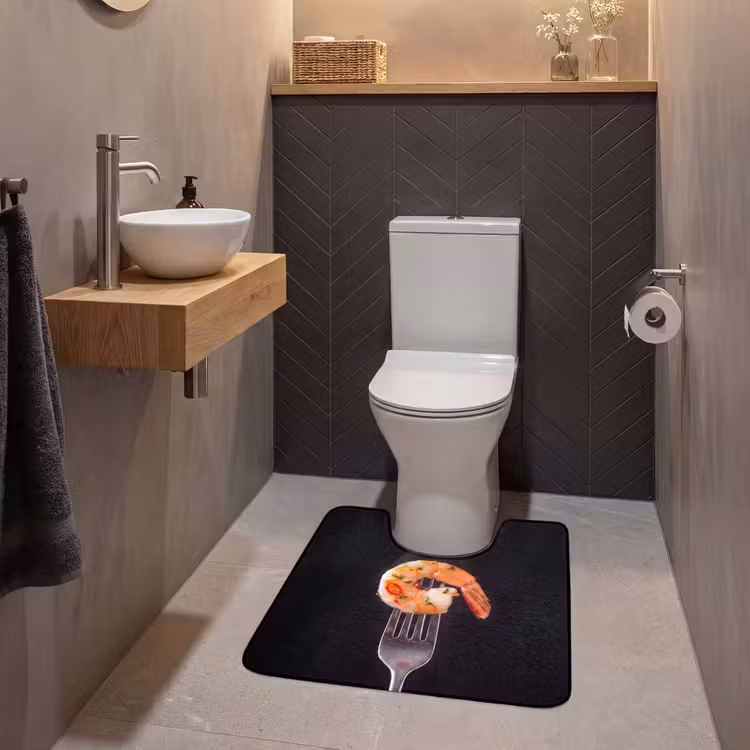 Wc Mat - Eten - Garnaal - Vork — 2