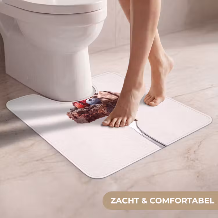 Wc Mat - Vork - brownie - aardbei — 5