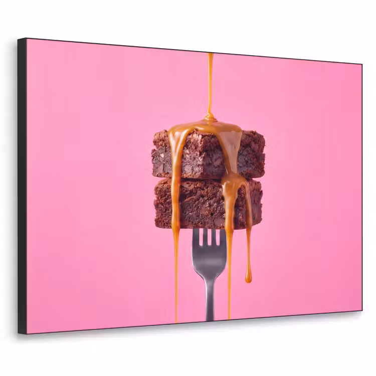 Art Frame - Brownie - Karamel - Eten — 1
