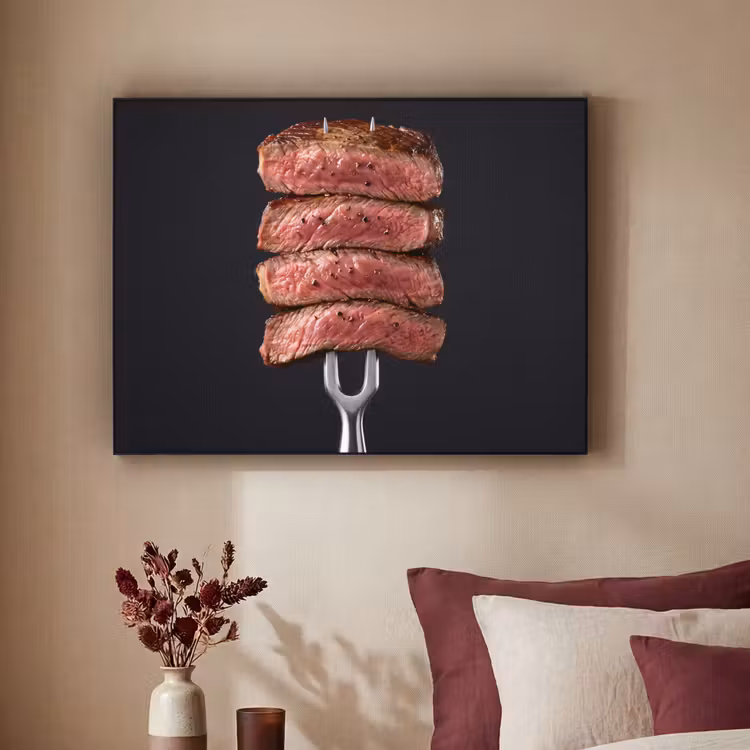 Art Frame - Eten - Rosé - Vork — 3