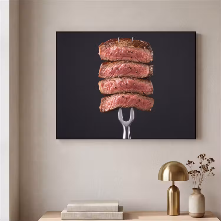 Art Frame - Eten - Rosé - Vork — 5