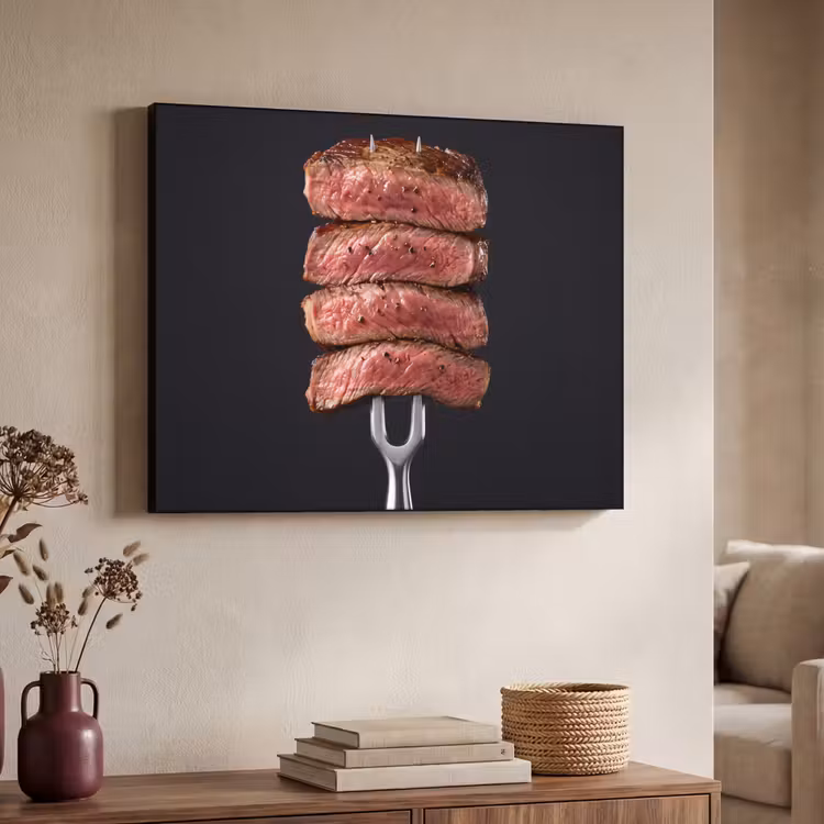 Art Frame - Eten - Rosé - Vork — 7