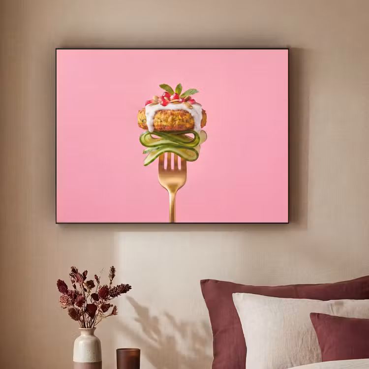 Art Frame - Eten - Vork - Roze — 3