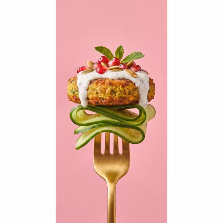 Behang - Eten - Vork - Roze — 2