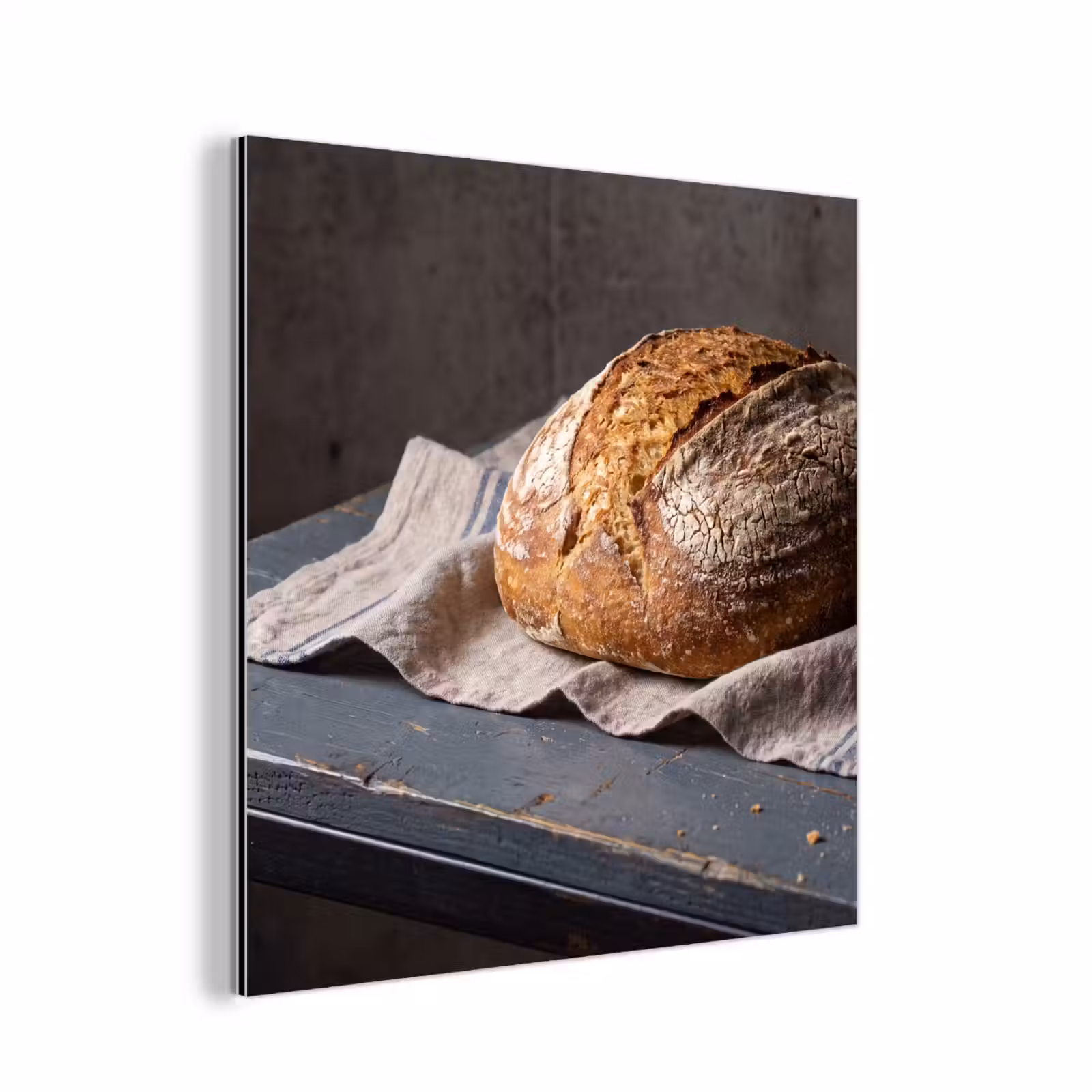Aluminium schilderij - Brood - Rustiek - Eten — 1