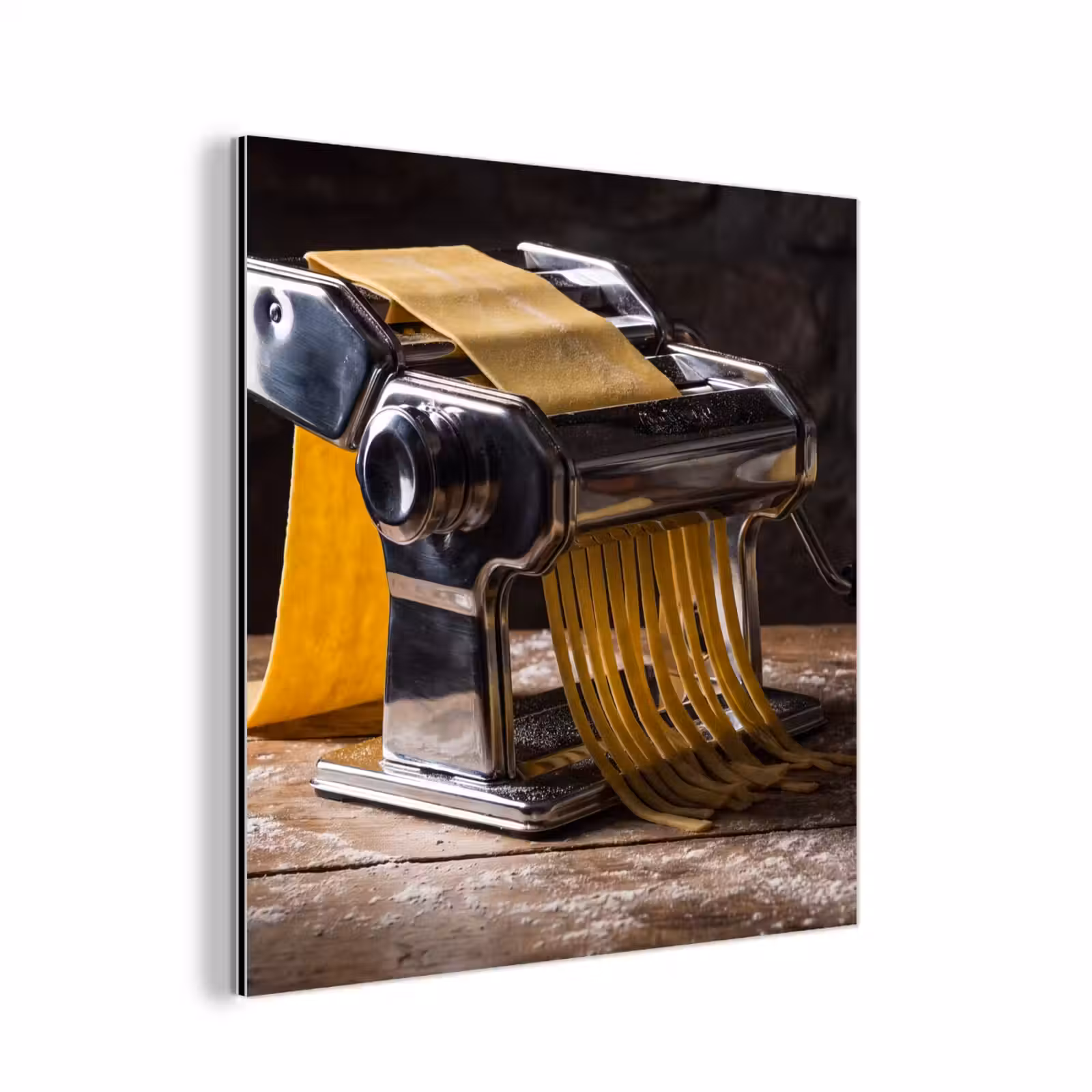 Aluminium schilderij - Pasta - Vers - Koken — 1