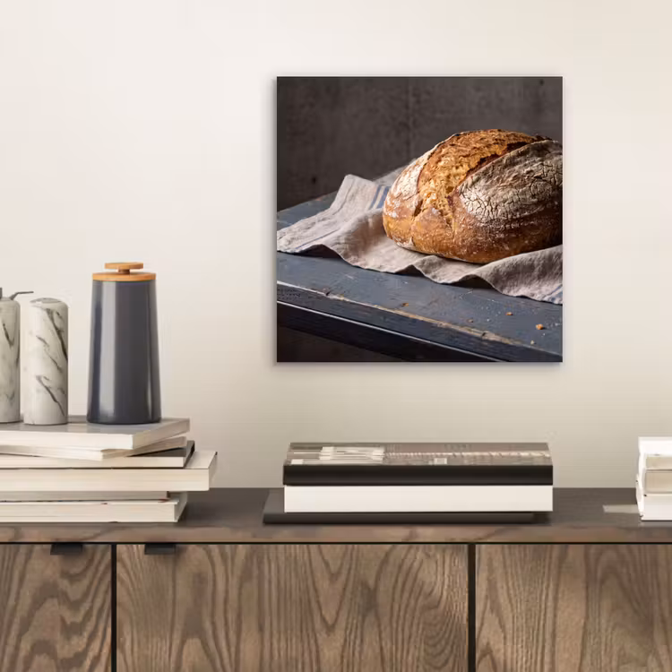 Aluminium schilderij - Brood - Rustiek - Eten — 2