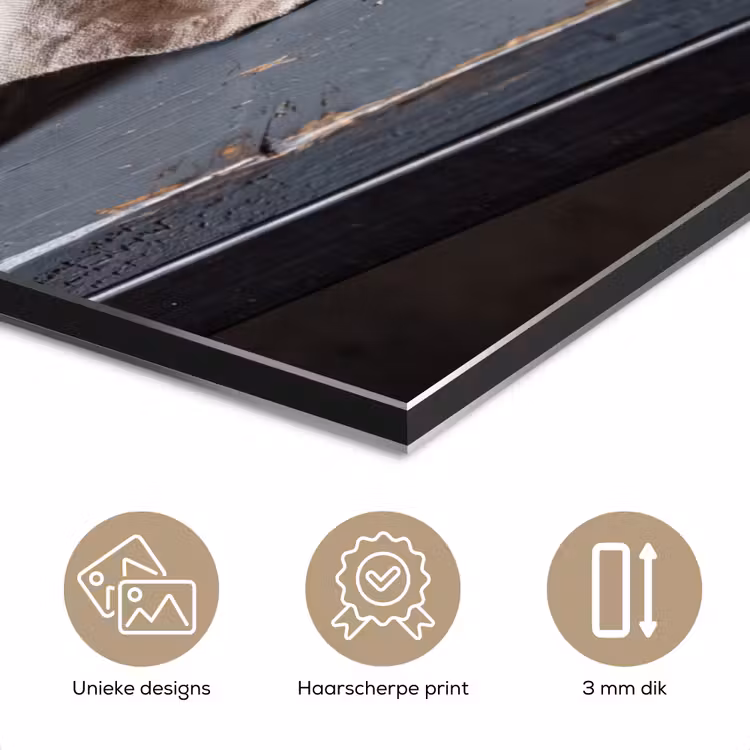 Aluminium schilderij - Brood - Rustiek - Eten — 7