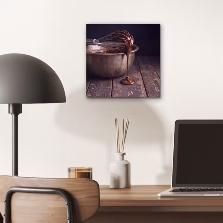 Aluminium schilderij - Chocolade - Beslag - Eten — 6