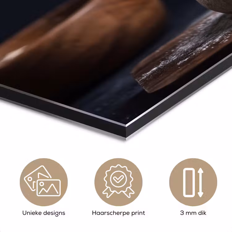 Aluminium schilderij - Deeg - Hand - Bakken — 7