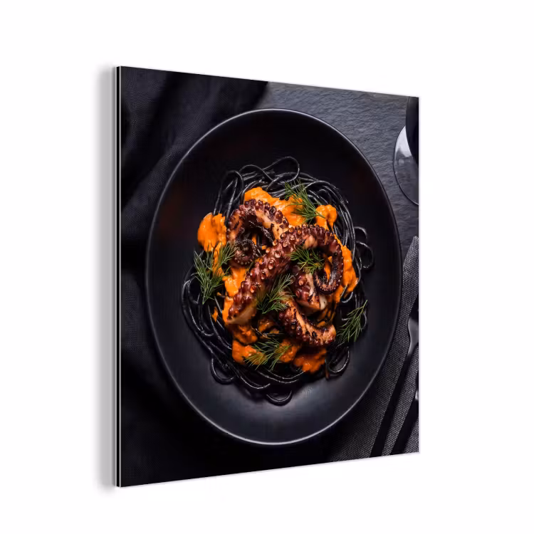 Aluminium schilderij - Eten - Octopus - Modern — 1
