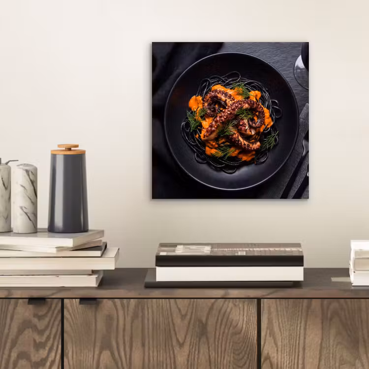 Aluminium schilderij - Eten - Octopus - Modern — 2