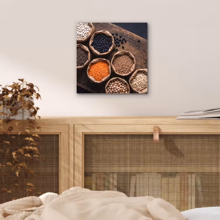 Aluminium schilderij - Eten - Zakjes - Voeding — 4