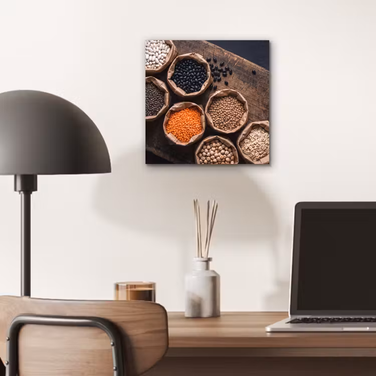Aluminium schilderij - Eten - Zakjes - Voeding — 6