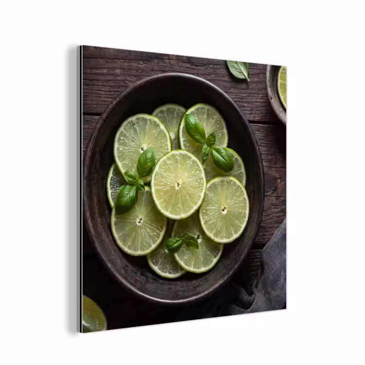 Aluminium schilderij - Fruit - Groen - Eten — 1