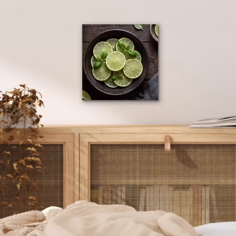 Aluminium schilderij - Fruit - Groen - Eten — 4