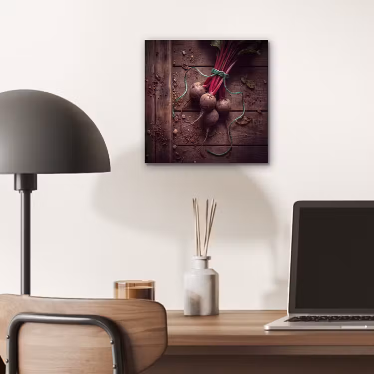 Aluminium schilderij - Groente - Bieten - Rustiek — 6