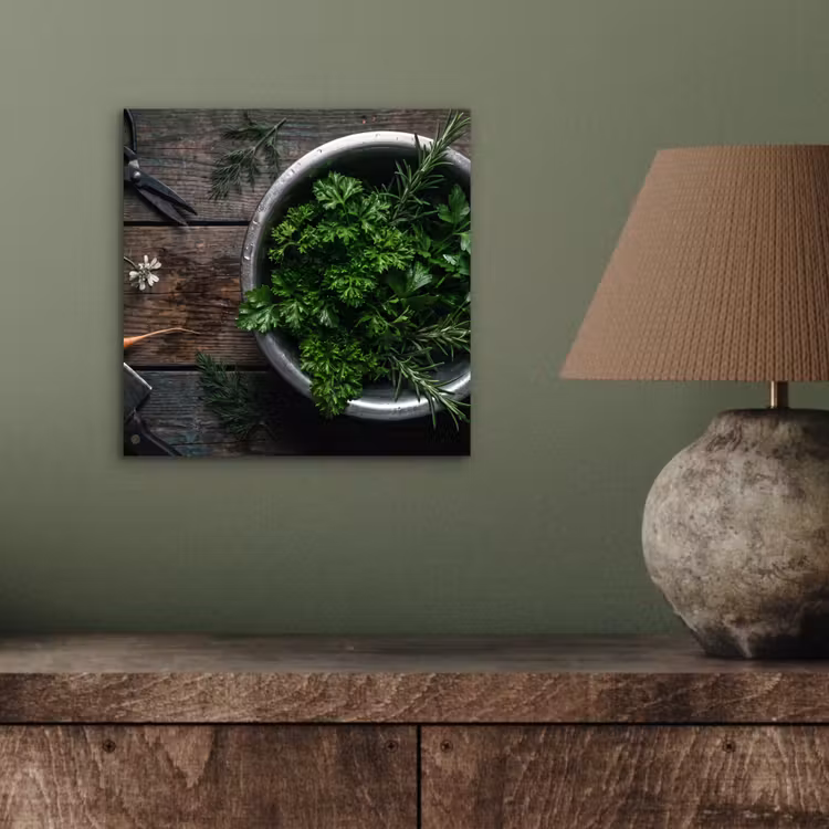 Aluminium schilderij - Groenten - Hout - Eten — 3