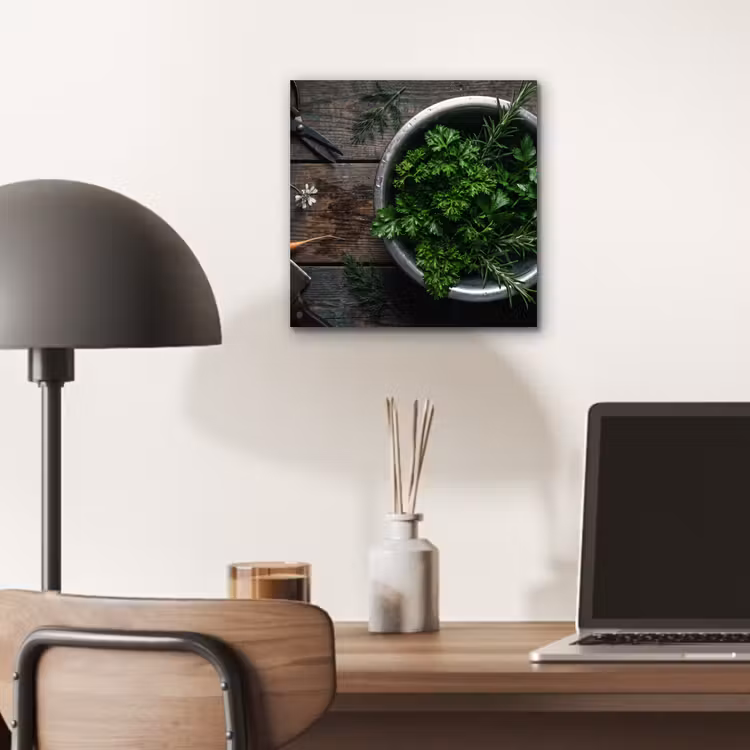 Aluminium schilderij - Groenten - Hout - Eten — 6