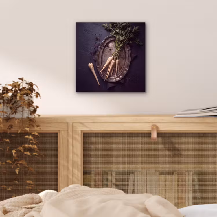 Aluminium schilderij - Groenten - Still-leven - Donker — 4