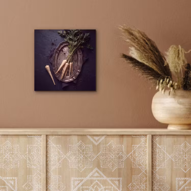 Aluminium schilderij - Groenten - Still-leven - Donker — 5