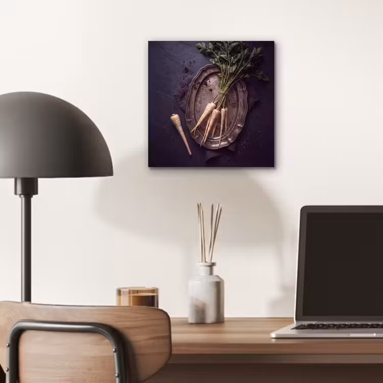 Aluminium schilderij - Groenten - Still-leven - Donker — 6