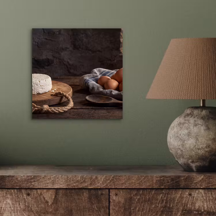 Aluminium schilderij - Meel - Eieren - Eten — 3