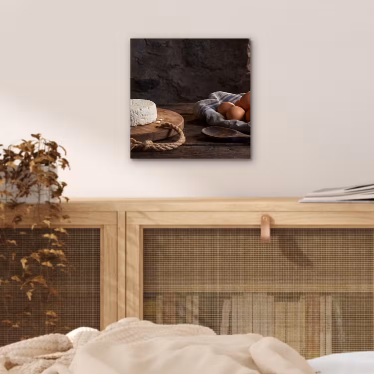 Aluminium schilderij - Meel - Eieren - Eten — 4