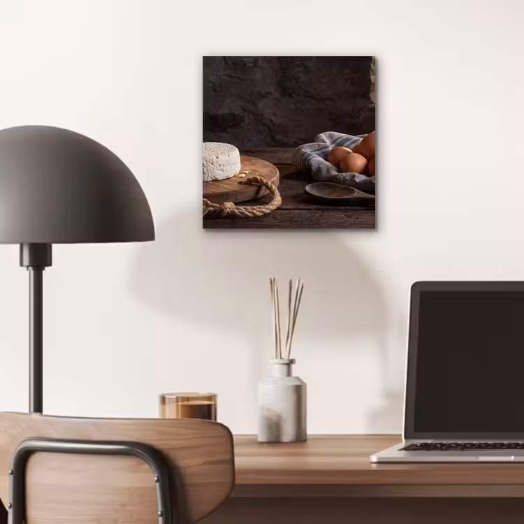 Aluminium schilderij - Meel - Eieren - Eten — 6