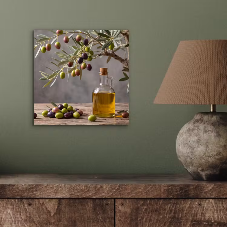 Aluminium schilderij - Olijfboom - Olijven - Natuur — 3