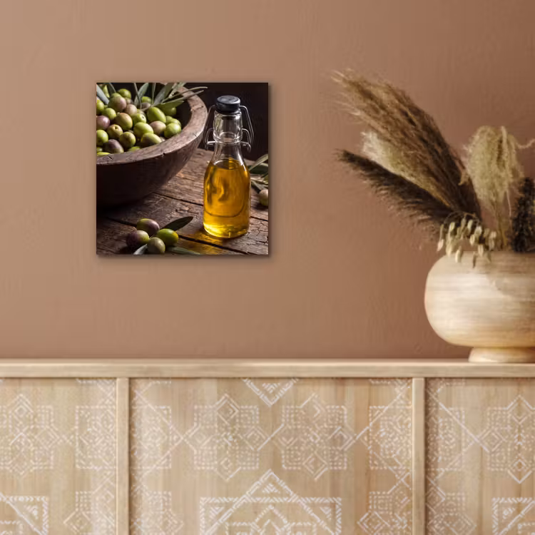 Aluminium schilderij - Olijven - Eten - Rustiek — 5