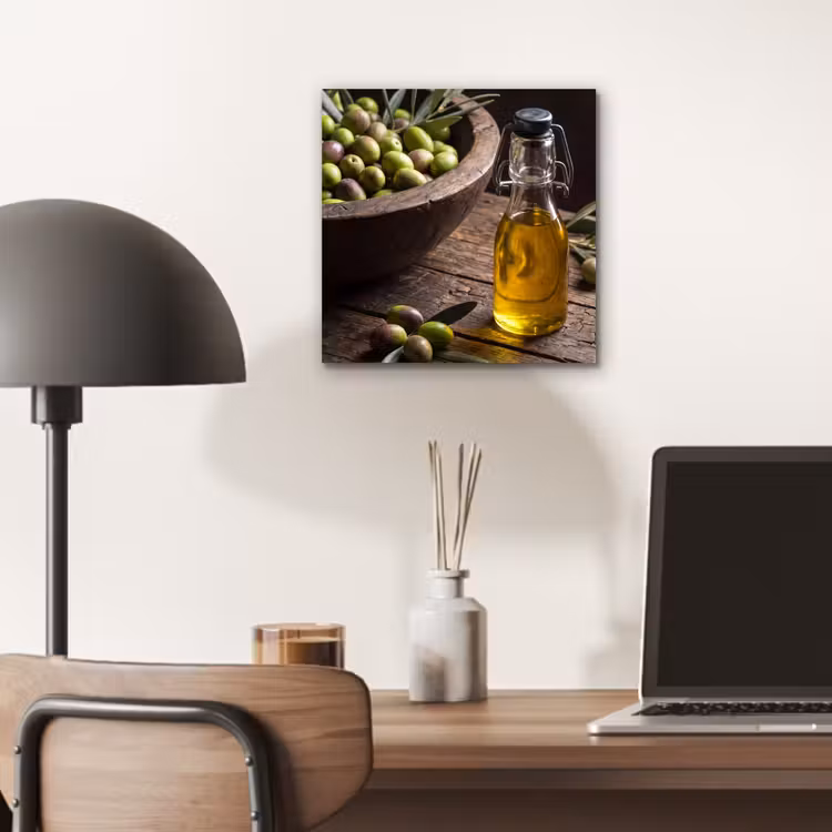 Aluminium schilderij - Olijven - Eten - Rustiek — 6