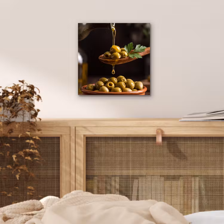 Aluminium schilderij - Olijven - Olijfolie - Eten — 4