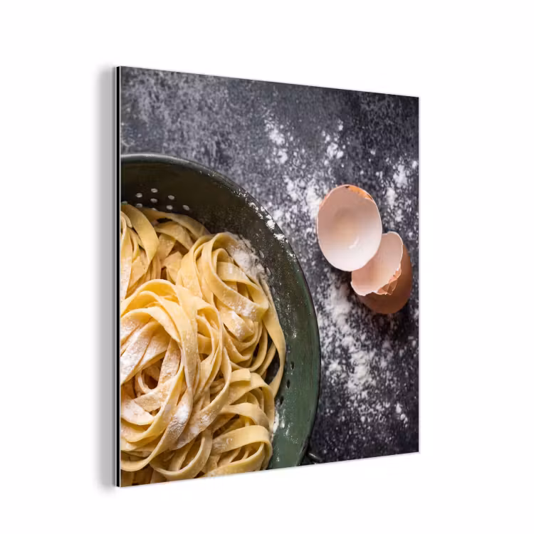 Aluminium schilderij - Pasta - Keuken - Eten — 1