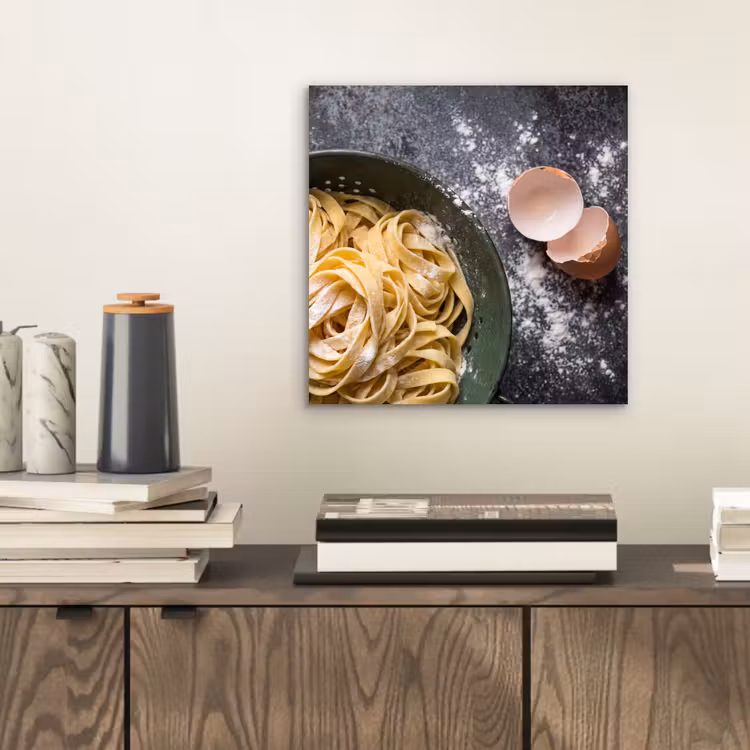 Aluminium schilderij - Pasta - Keuken - Eten — 2