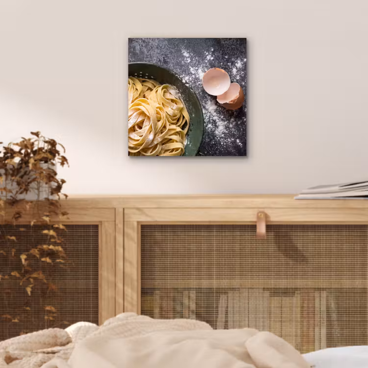 Aluminium schilderij - Pasta - Keuken - Eten — 4